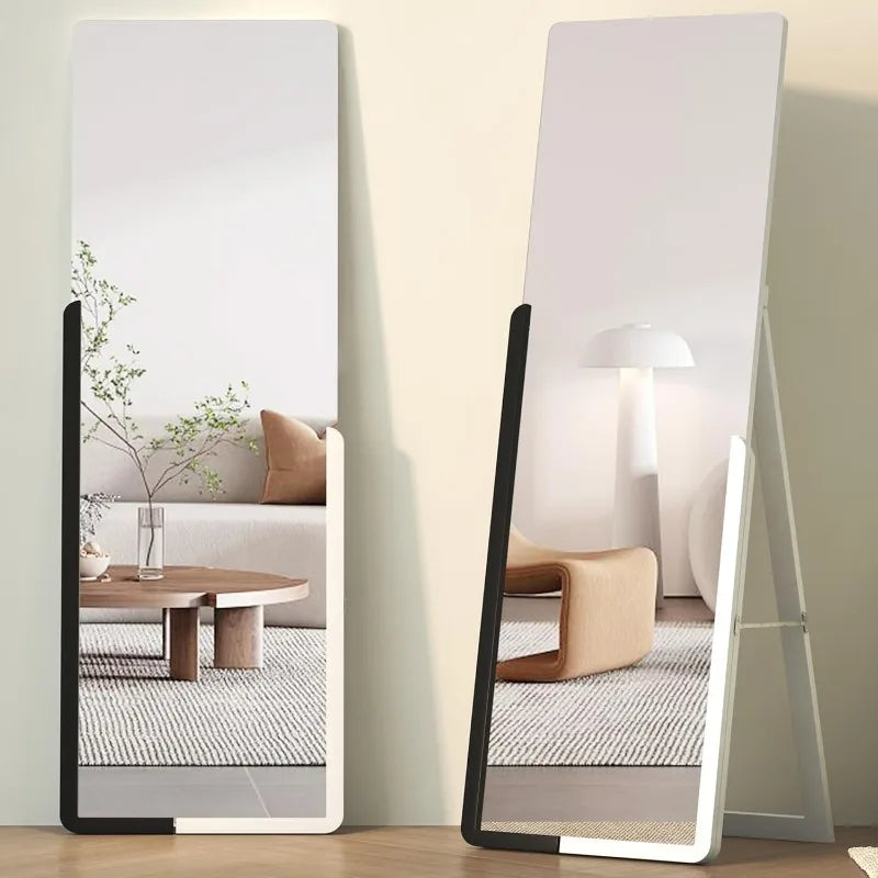 Full Length Floor Mirror, 63"x20" Standing Mirror, Full Body Mirror, Stand Up Mirror for Bedroom, Simple Modern Large