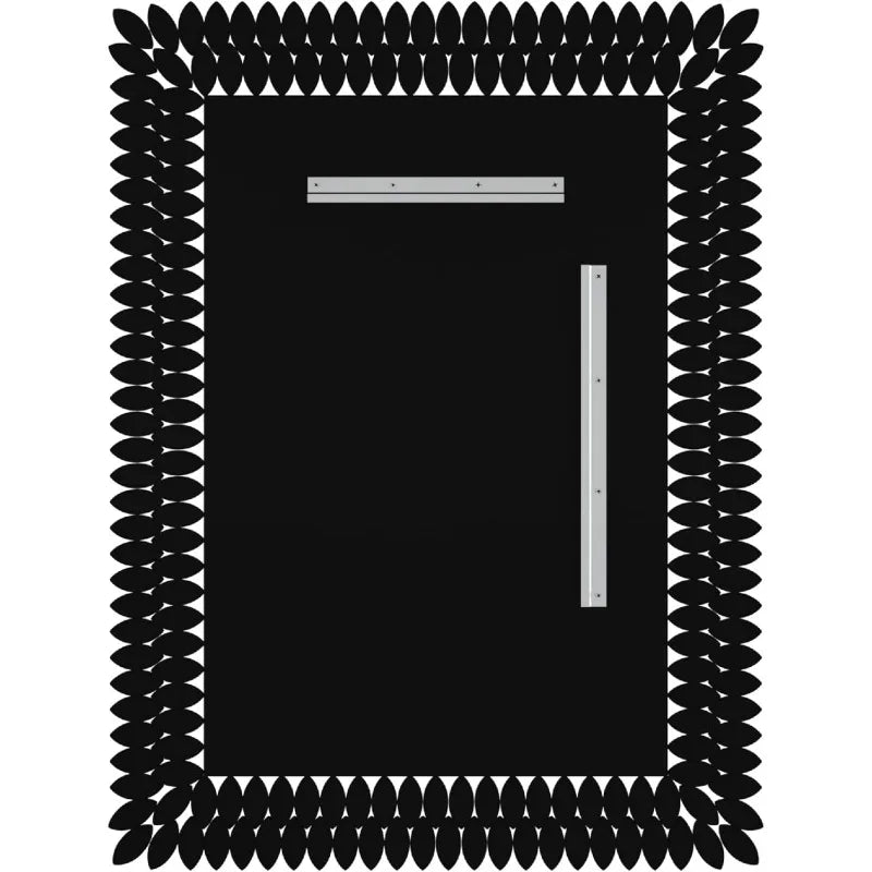 30"x40" Jeweled Bathroom Wall Mirror, Large Rectangle Mirror Decorative Mirror Luxury Vanity Mirror with Diamonds f